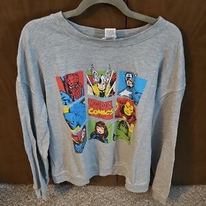 Marvel Comics Gray Sweatshirt